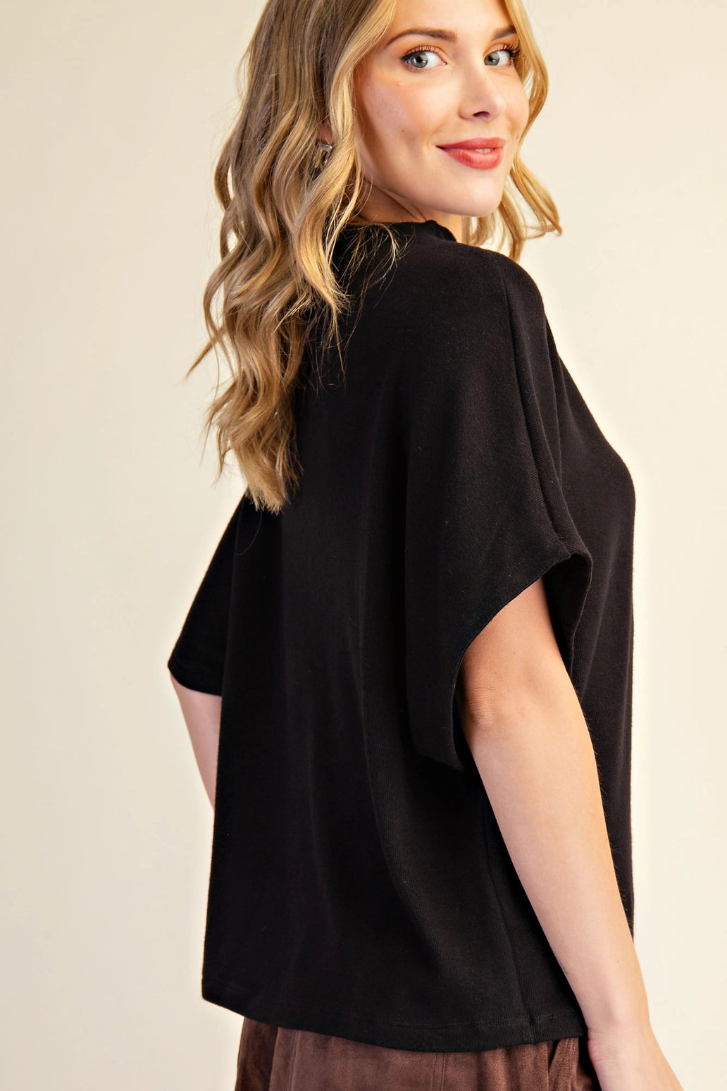 The Mindy Mock Neck Top