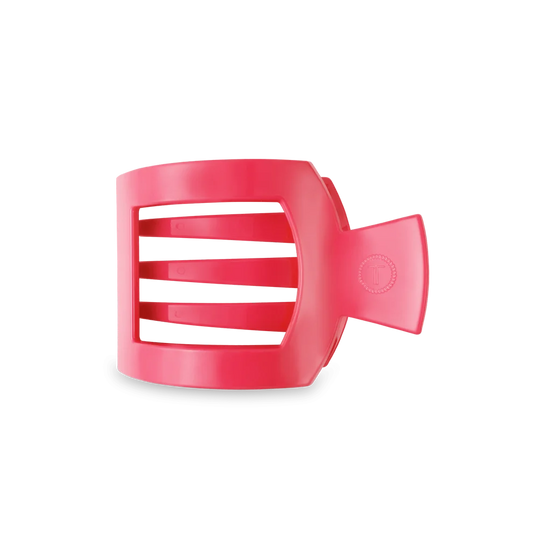 Paradise Pink Small Flat Square Hair Clip
