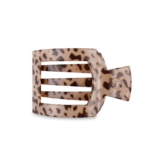 Blonde Tortoise Medium Flat Square Hair Clip