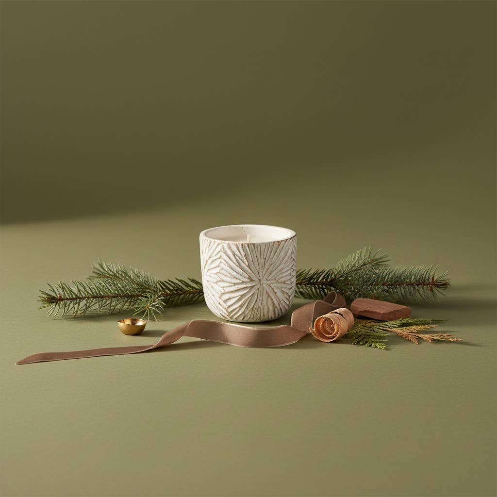 4 oz Sky Burst Votive: White Linen