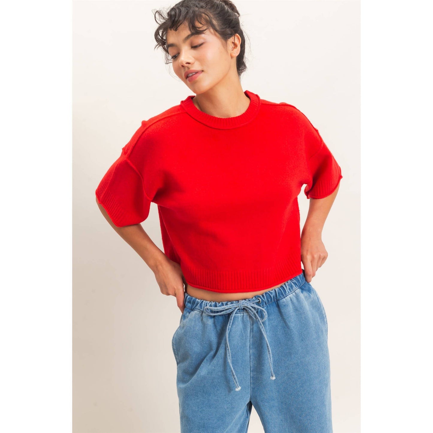 Serena Cropped Sweater