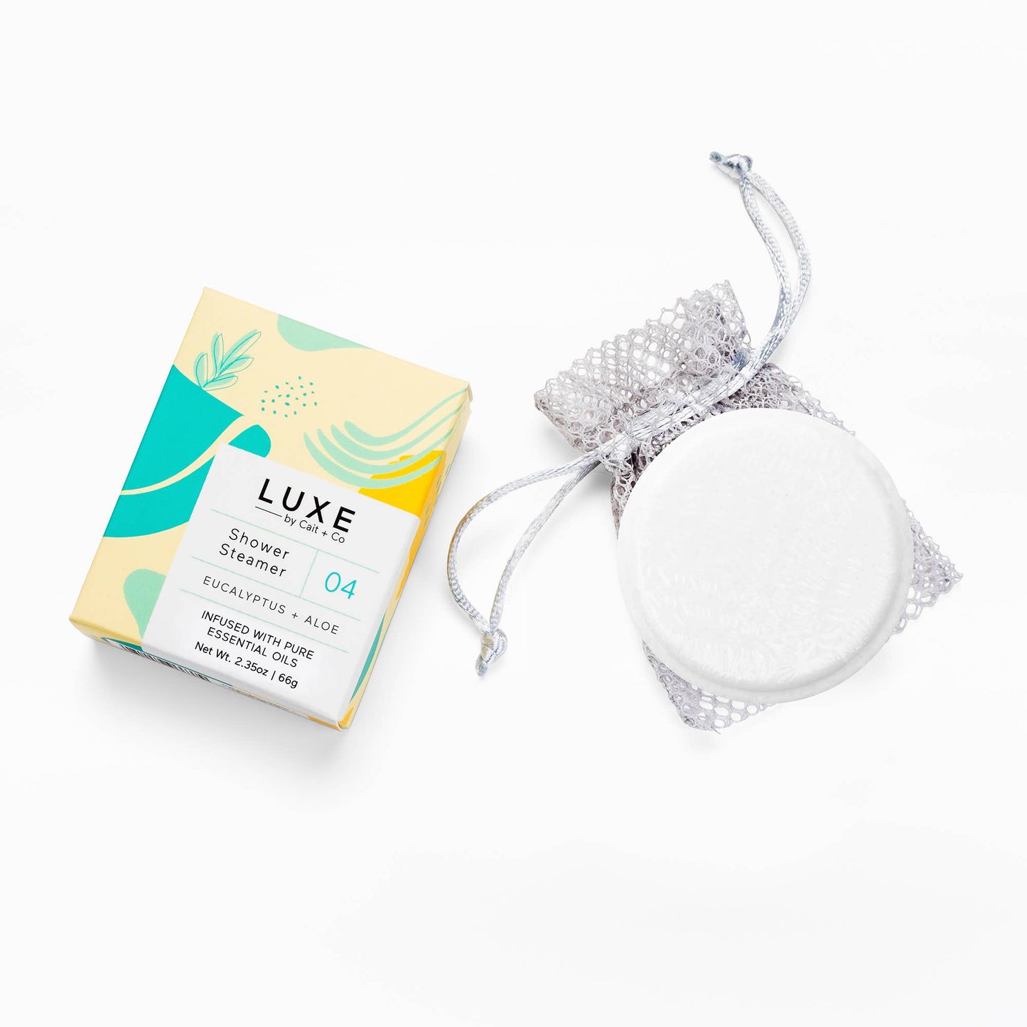 Luxe Eucalyptus + Aloe Shower Steamer Fizzy Bomb