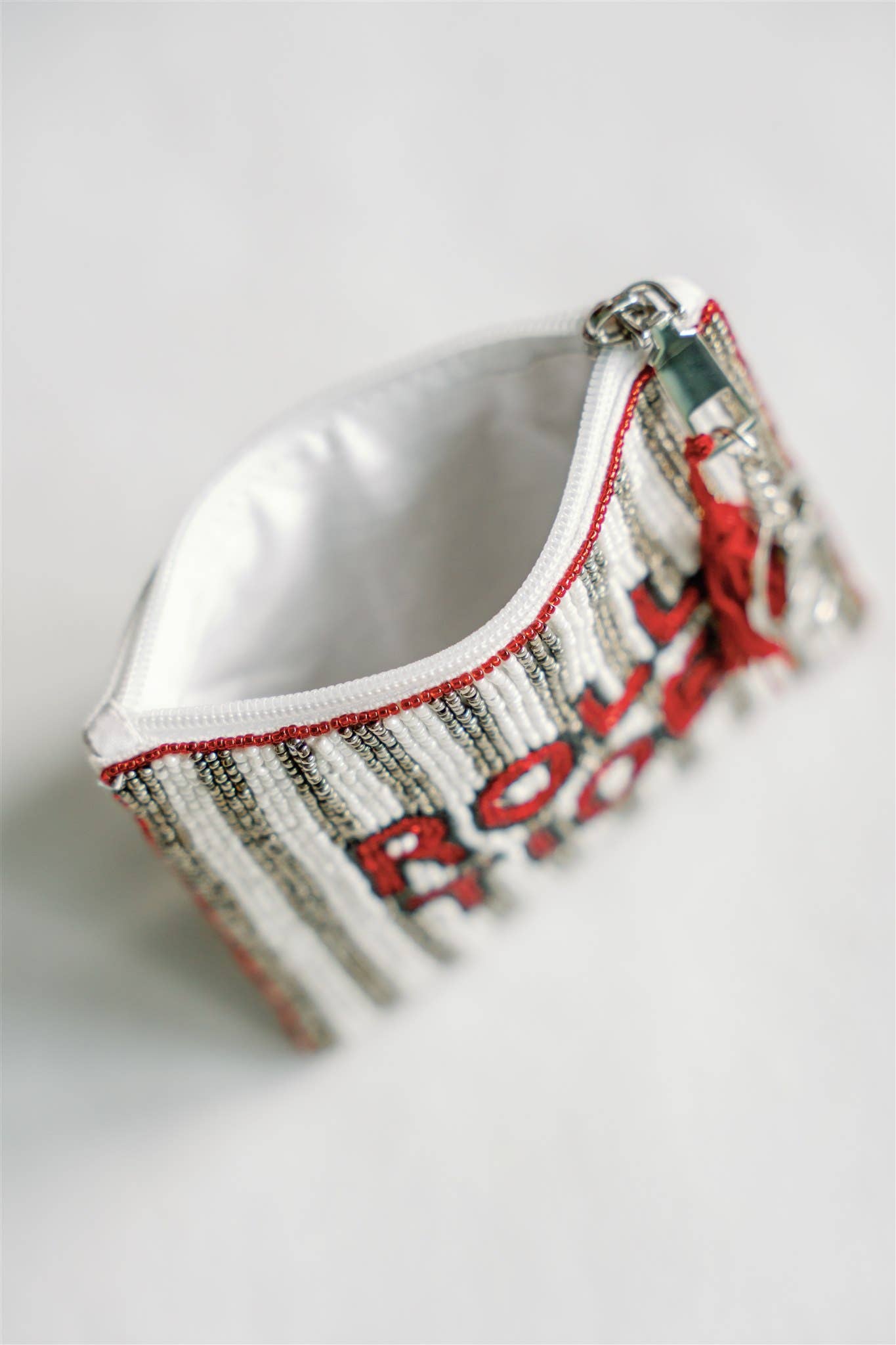 University of Alabama Beaded Coin Purse