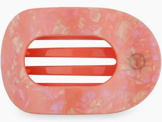 Dreamsicle Small Flat Round Hair Clip