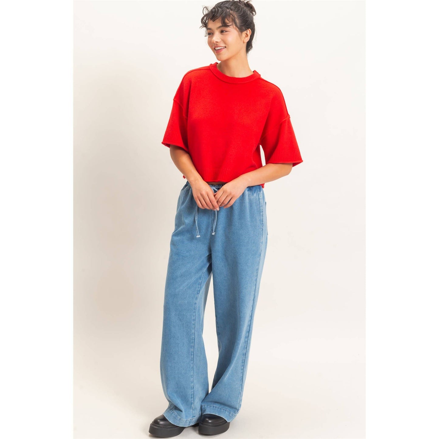 Serena Cropped Sweater