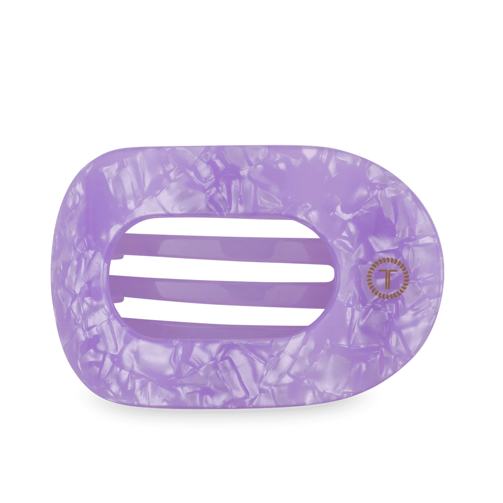 Lavender Mist Medium Flat Round Hair Clip