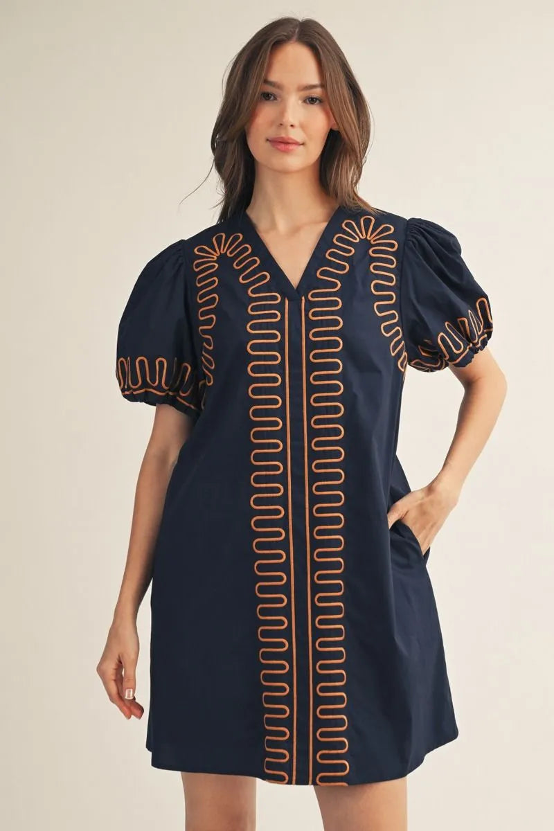 The Jenny Embroidered Dress