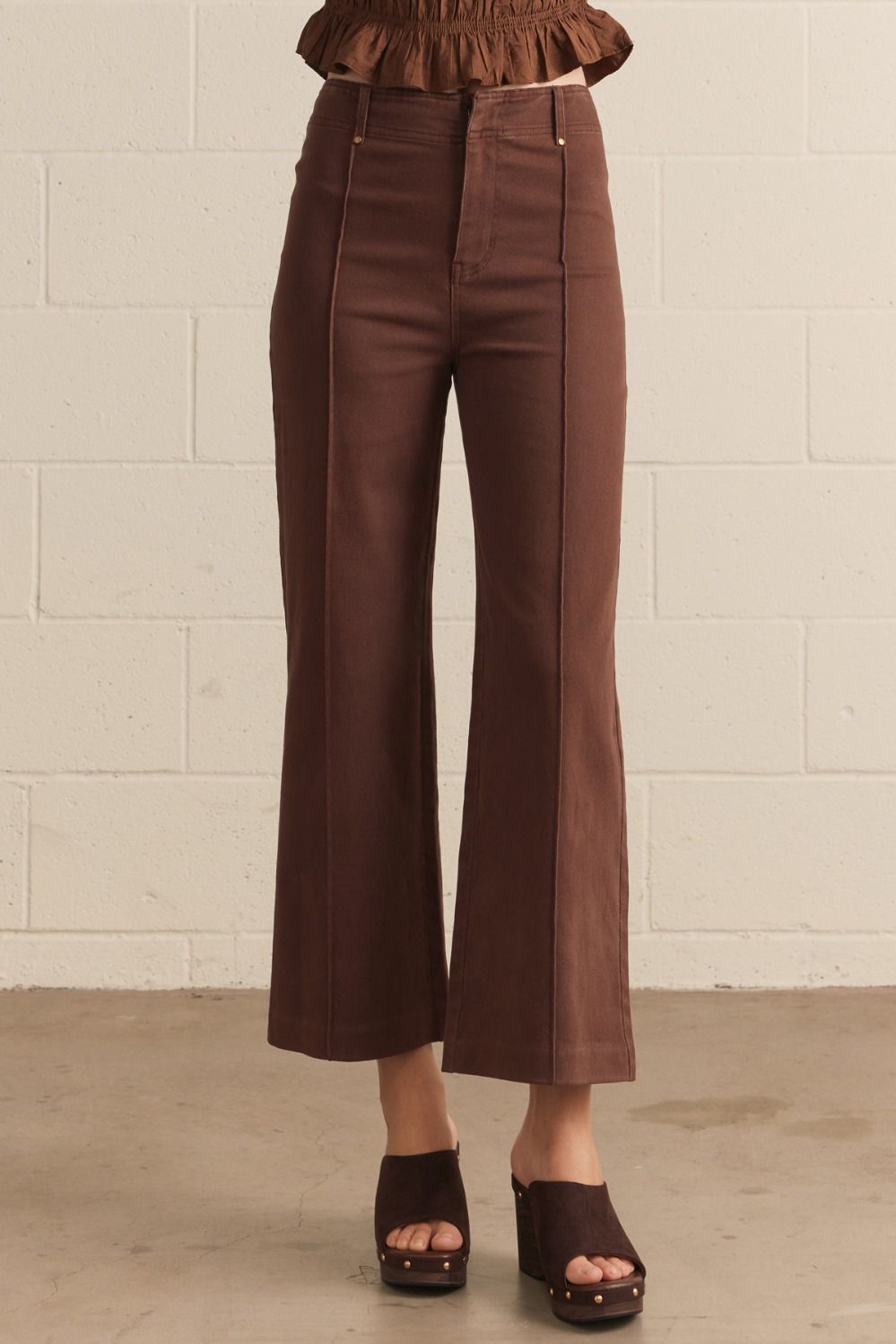 The Espresso Kick Flare Pants