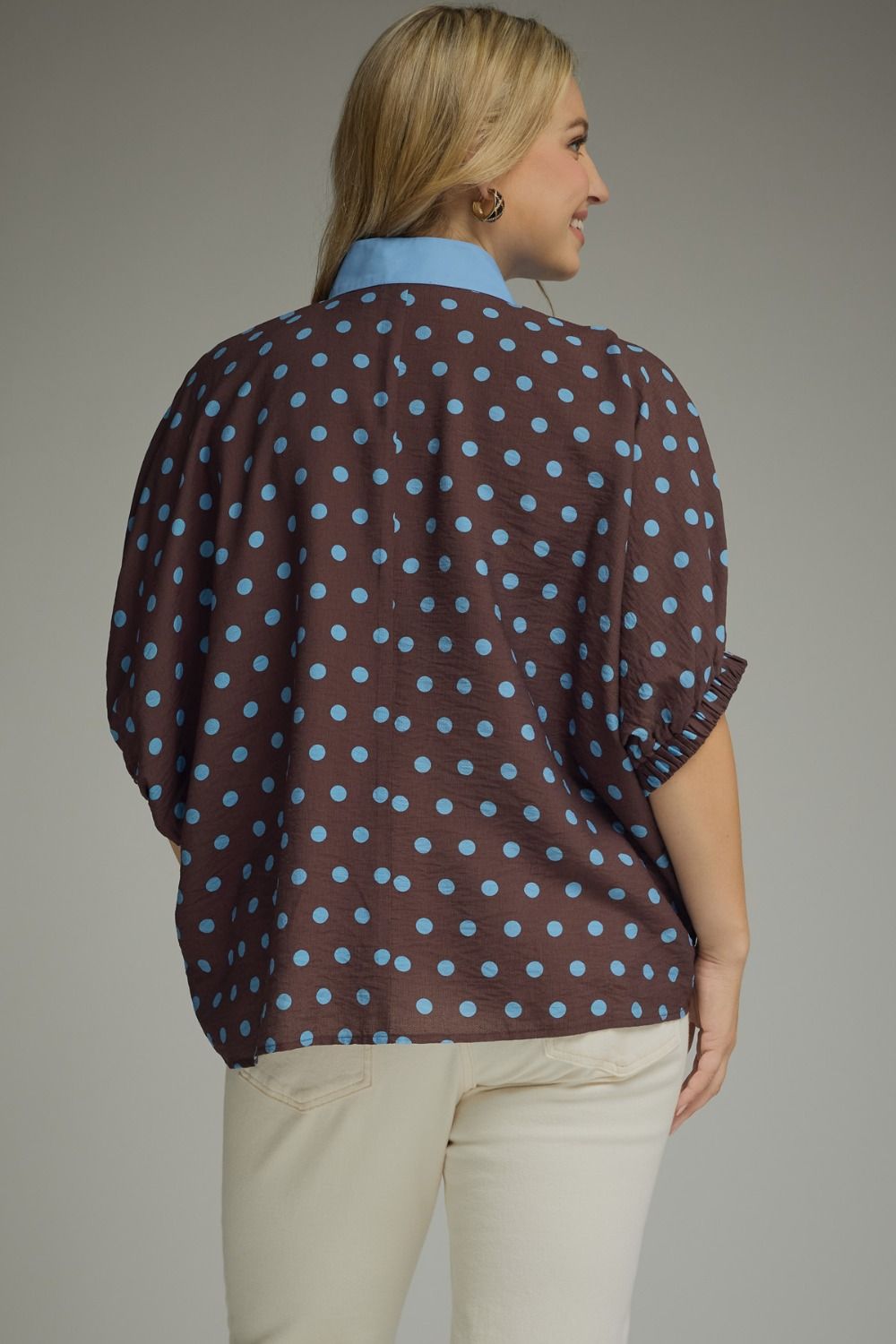 The Ella Polka Dot Blouse - Curvy
