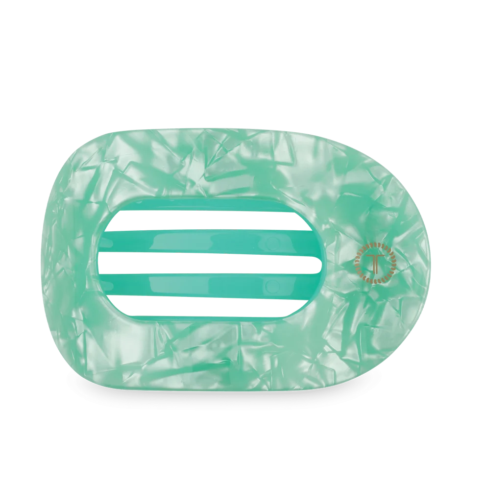 Spring Splash Medium Flat Round Hair Clip